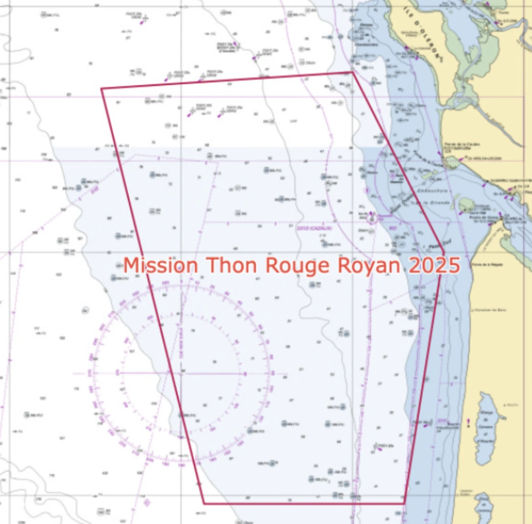 Zone de recherche de thons - MTR